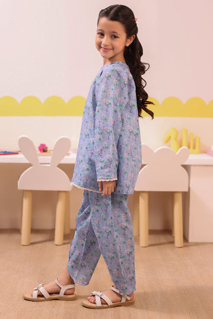 Zellbury Girls | 2 Piece Khaddar | Kurta Trouser - 2748