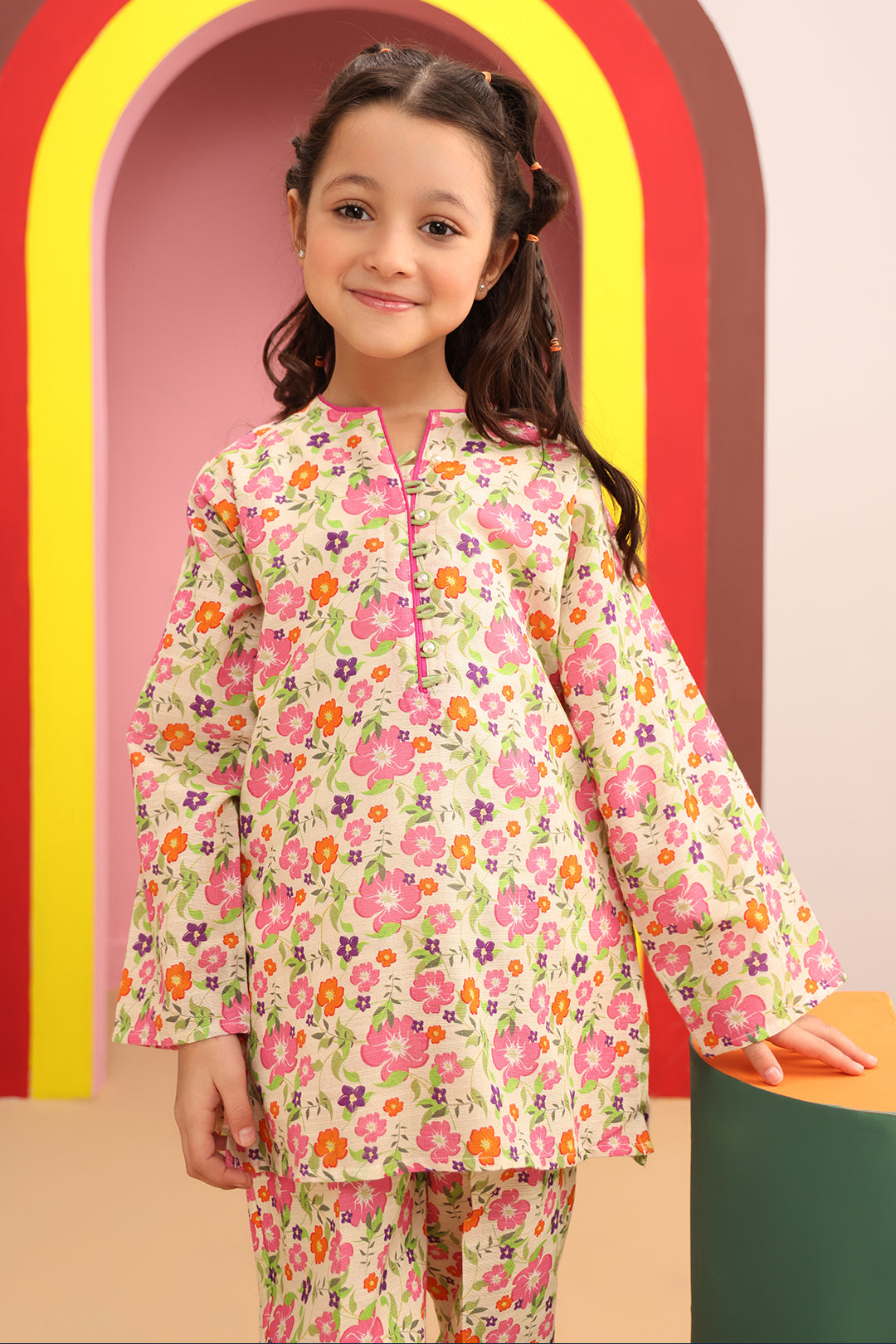 Zellbury Girls | 2 Piece Khaddar | Kurta Trouser - 2749