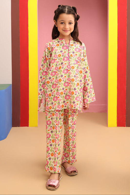 Zellbury Girls | 2 Piece Khaddar | Kurta Trouser - 2749