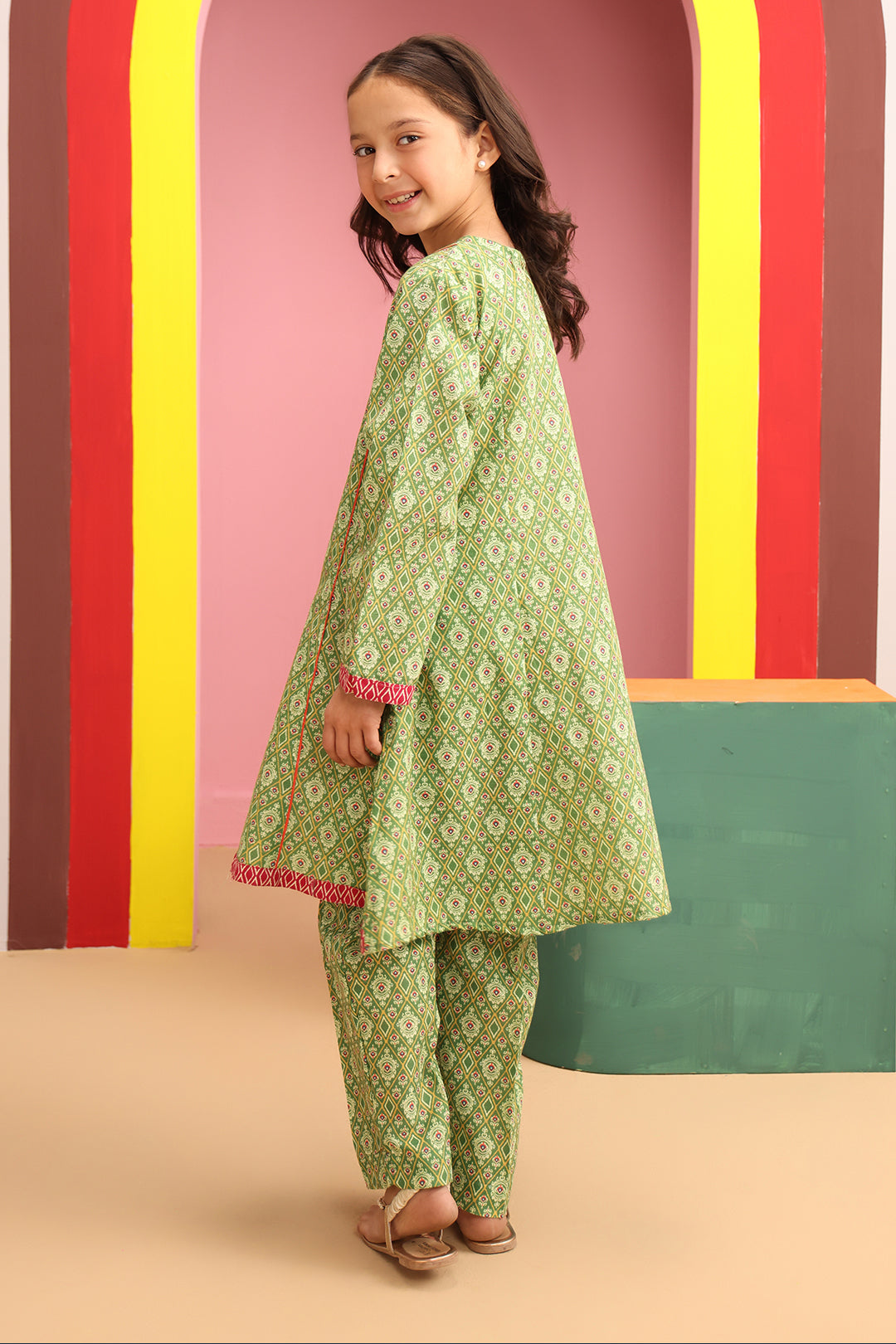 Zellbury Girls | 2 Piece Khaddar | Kurta Trouser - 2784