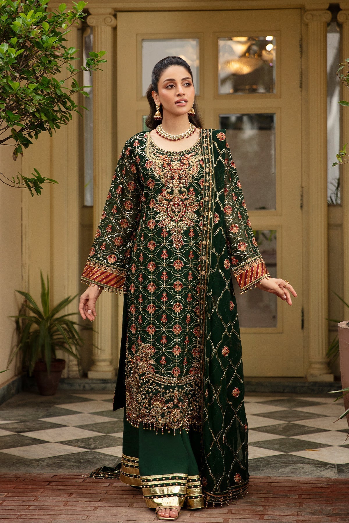 Raeesa Premium | Dehleez Formals | Dl 1038 - Pakistani Designer Dress - by Raeesa Premium - Type : Ladies Clothes - 100% Original at Saira Sultan