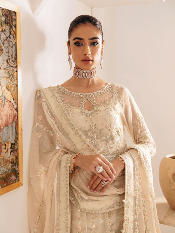 Gulaal | Embroidered Chiffon 23 | ROYALE GL-EC-23V1-01 - Pakistani Designer Dress - by Gulaal | Type: Formal - 100% Original at Saira Sultan