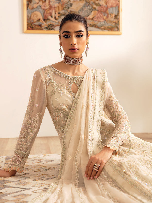 Gulaal | Embroidered Chiffon 23 | ROYALE GL-EC-23V1-01 - Pakistani Designer Dress - by Gulaal | Type: Formal - 100% Original at Saira Sultan