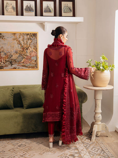 Gulaal | Embroidered Chiffon 23 | RUBY GL-EC-23V1-02 - Pakistani Designer Dress - by Gulaal | Type: Formal - 100% Original at Saira Sultan