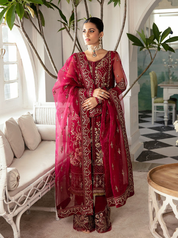 Gulaal | Embroidered Chiffon 23 | SAMARA GL-LP-V2-16 - Pakistani Designer Dress - by Gulaal | Type: Bridal - 100% Original at Saira Sultan