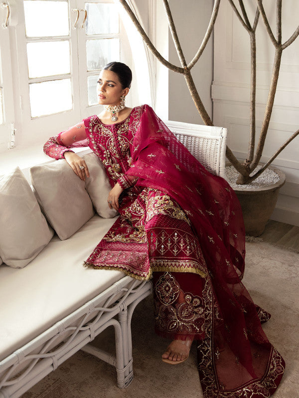 Gulaal | Embroidered Chiffon 23 | SAMARA GL-LP-V2-16 - Pakistani Designer Dress - by Gulaal | Type: Bridal - 100% Original at Saira Sultan