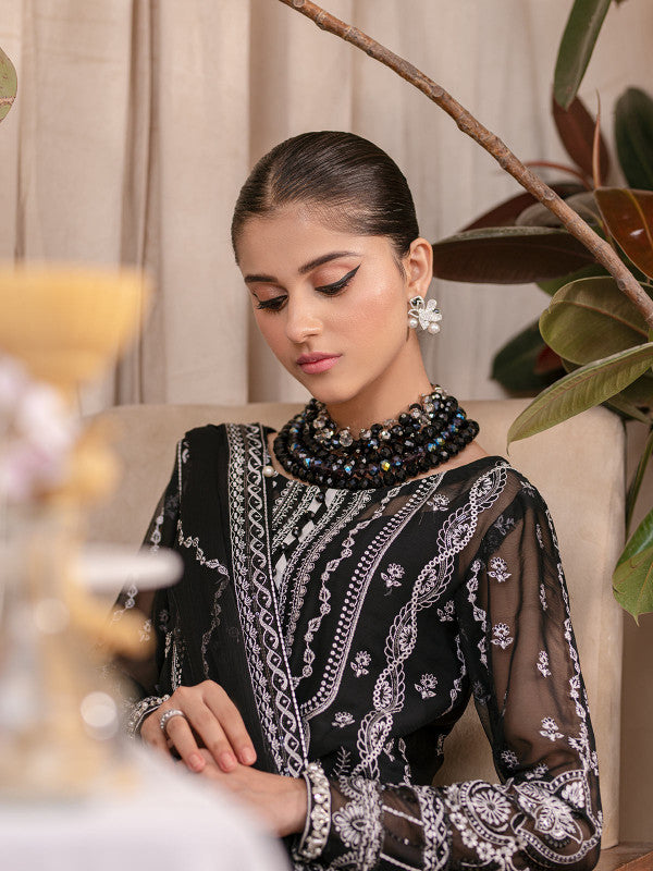 Gulaal | Embroidered Chiffon 23 | MAHJABEEN UC-01 - Pakistani Designer Dress - by Gulaal | Type: Formal - 100% Original at Saira Sultan