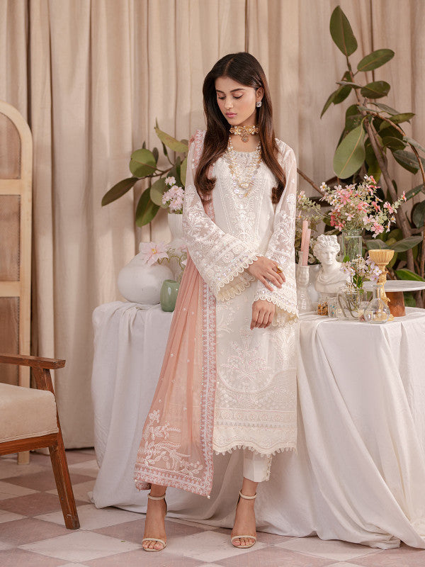 Gulaal | Embroidered Chiffon 23 | MEESHA UC-02 - Pakistani Designer Dress - by Gulaal | Type: Formal - 100% Original at Saira Sultan