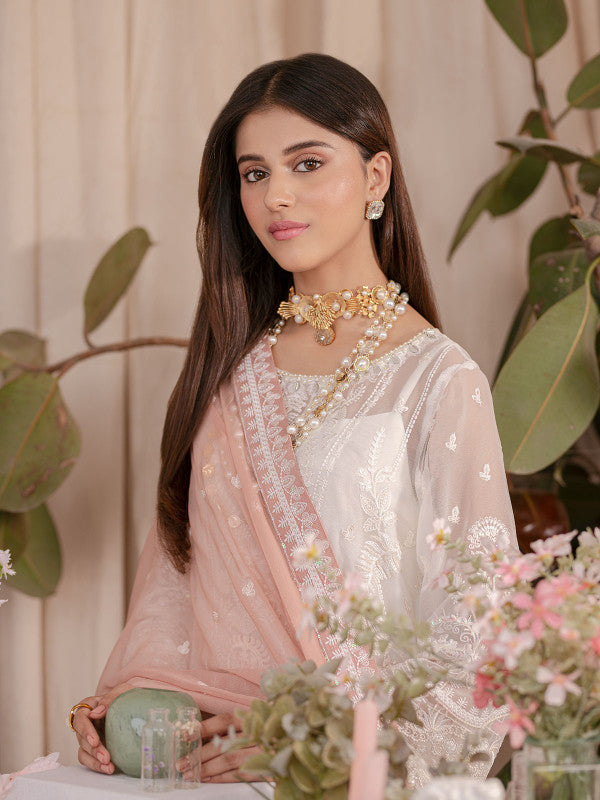Gulaal | Embroidered Chiffon 23 | MEESHA UC-02 - Pakistani Designer Dress - by Gulaal | Type: Formal - 100% Original at Saira Sultan