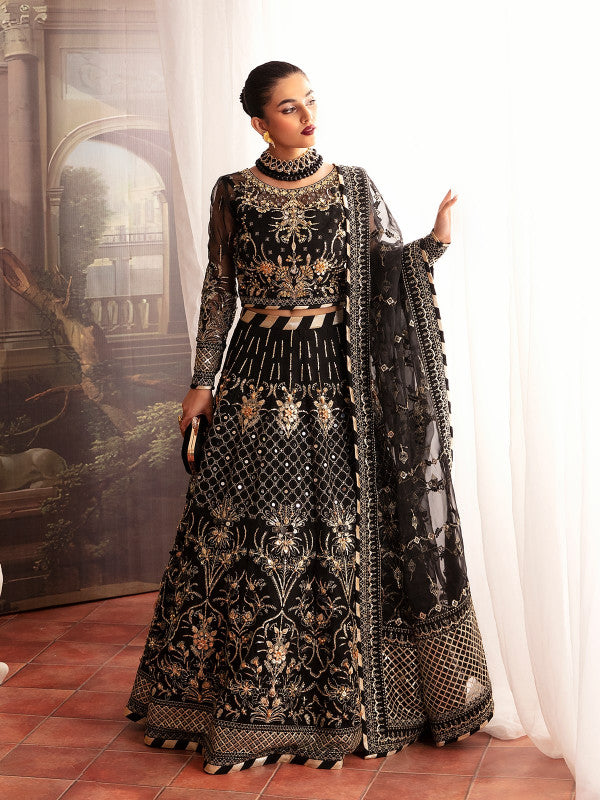 Gulaal | Embroidered Chiffon 23 | STELLA GL-LP-V2-13 - Pakistani Designer Dress - by Gulaal | Type: Bridal - 100% Original at Saira Sultan