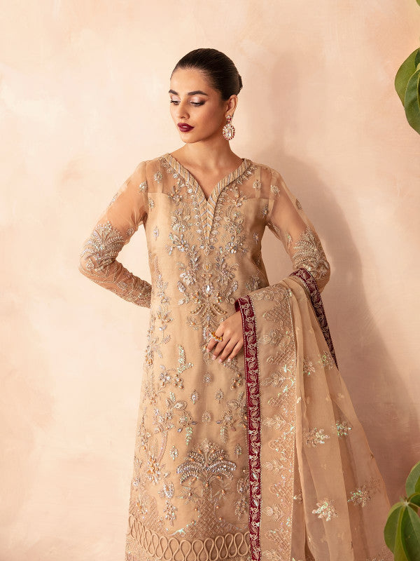 Gulaal | Embroidered Chiffon 23 | EMILIA GL-LP-V2-14 - Pakistani Designer Dress - by Gulaal | Type: Bridal - 100% Original at Saira Sultan