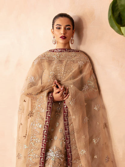 Gulaal | Embroidered Chiffon 23 | EMILIA GL-LP-V2-14 - Pakistani Designer Dress - by Gulaal | Type: Bridal - 100% Original at Saira Sultan