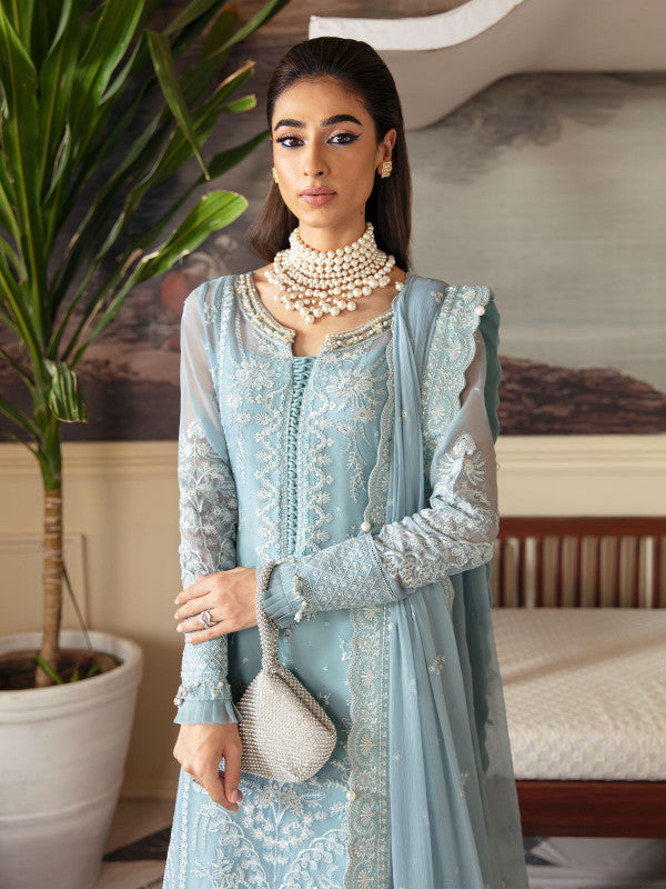 Gulaal | Embroidered Chiffon 23 | CALYPSO GL-EC-23V1-05 - Pakistani Designer Dress - by Gulaal | Type: Formal - 100% Original at Saira Sultan
