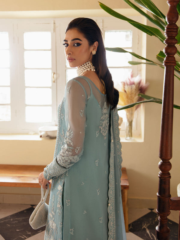 Gulaal | Embroidered Chiffon 23 | CALYPSO GL-EC-23V1-05 - Pakistani Designer Dress - by Gulaal | Type: Formal - 100% Original at Saira Sultan