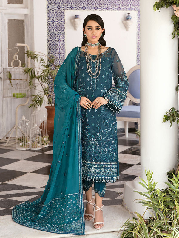 Gulaal | Embroidered Chiffon 23 | Reyah - Pakistani Designer Dress - by Gulaal | Type: Formal - 100% Original at Saira Sultan
