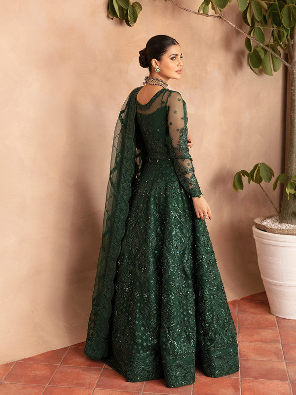 Gulaal | Embroidered Chiffon 23 | AURORA GL-LP-V2-18 - Pakistani Designer Dress - by Gulaal | Type: Bridal - 100% Original at Saira Sultan