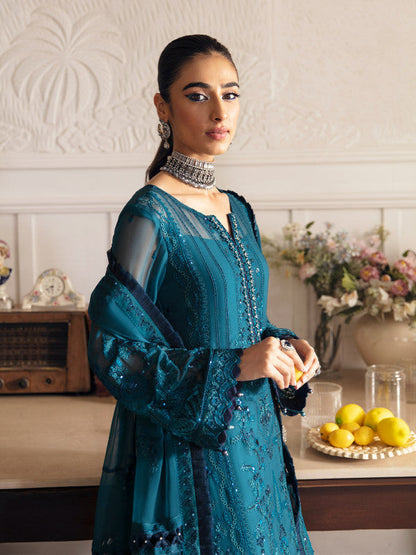 Gulaal | Embroidered Chiffon 23 | MARLEEN GL-EC-23V1-08 - Pakistani Designer Dress - by Gulaal | Type: Formal - 100% Original at Saira Sultan