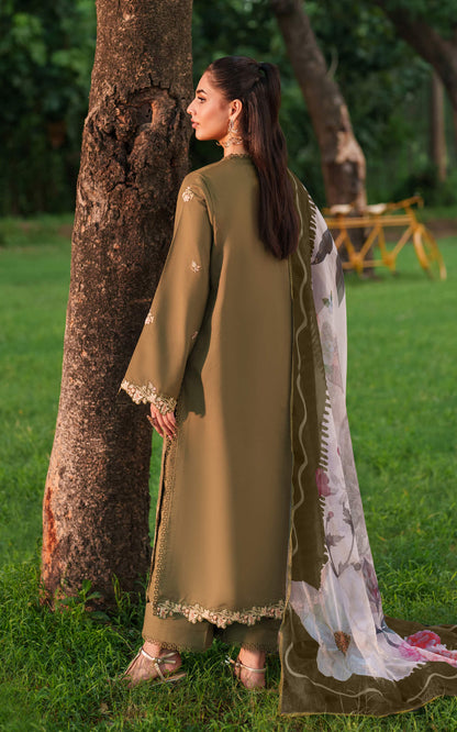 Asifa and Nabeel | Eden Cambric 25 | Gardenia Grace ECU25-09 - Pakistani Designer Dress - by Asifa and Nabeel - Type : Ladies Clothes - 100% Original at Saira Sultan