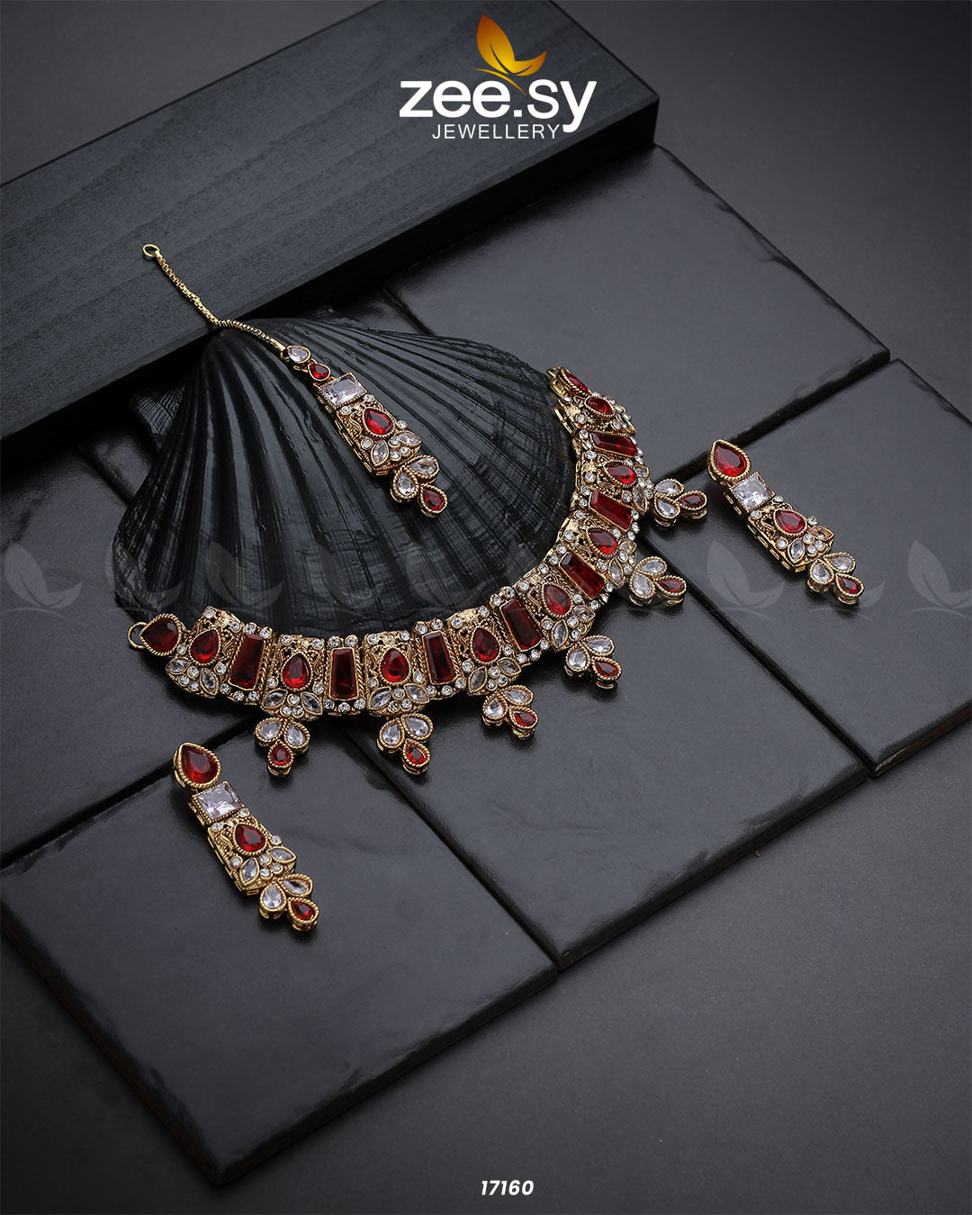 Gemstone Enchantment Necklace Red