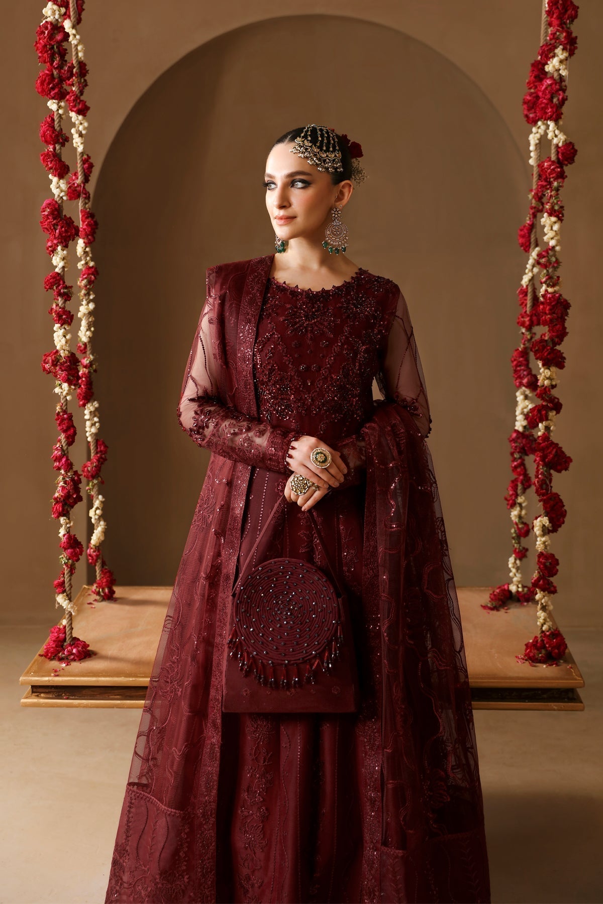 Alizeh | Reena Wedding Formals | AF-HM-4022-GULAB - Pakistani Designer Dress - by Alizeh | Type: Ladies Clothes - 100% Original at Saira Sultan