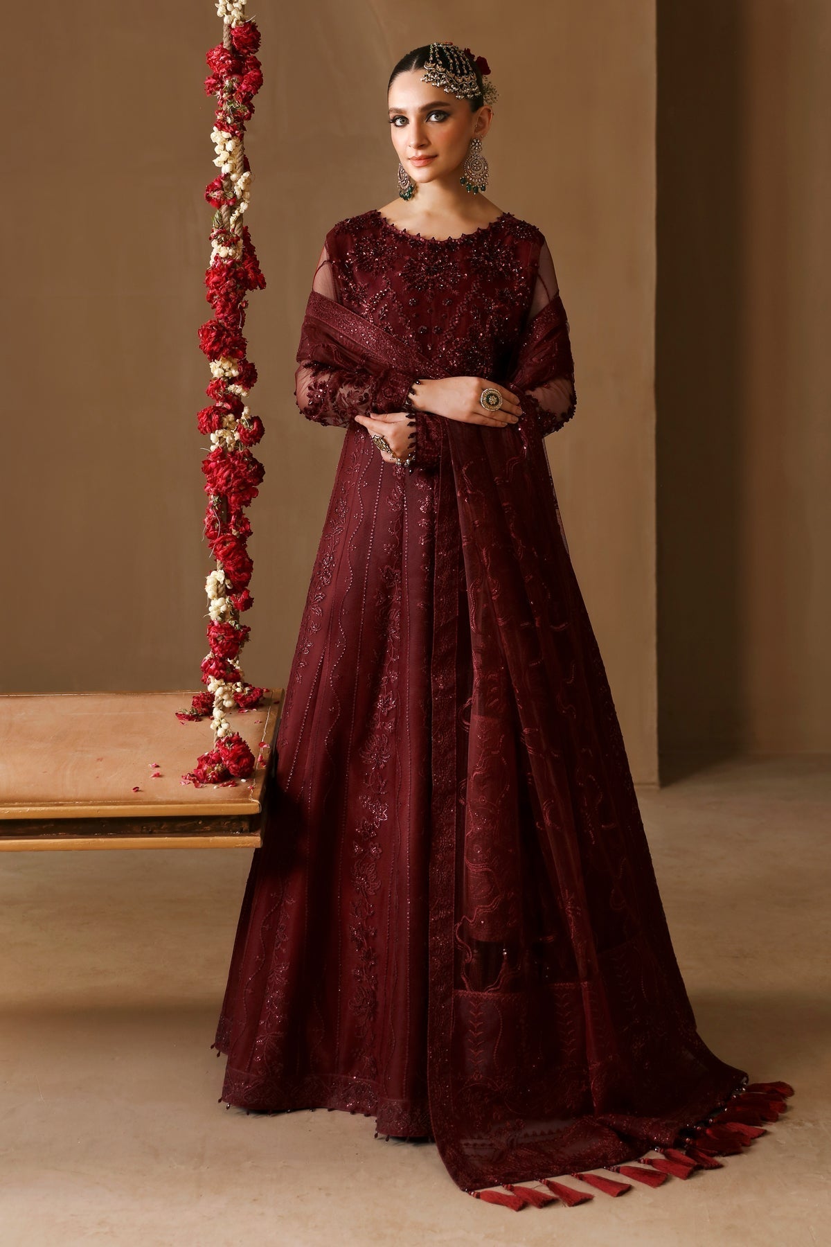 Alizeh | Reena Wedding Formals | AF-HM-4022-GULAB - Pakistani Designer Dress - by Alizeh | Type: Ladies Clothes - 100% Original at Saira Sultan