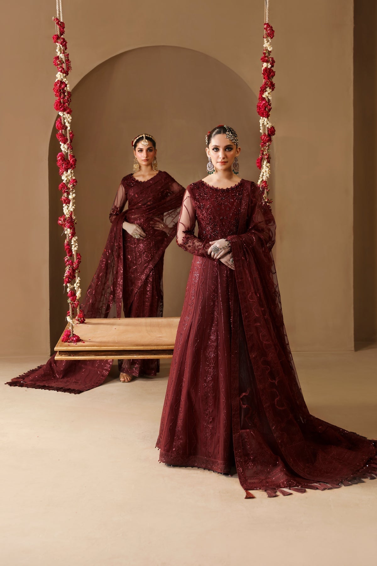 Alizeh | Reena Wedding Formals | AF-HM-4022-GULAB - Pakistani Designer Dress - by Alizeh | Type: Ladies Clothes - 100% Original at Saira Sultan