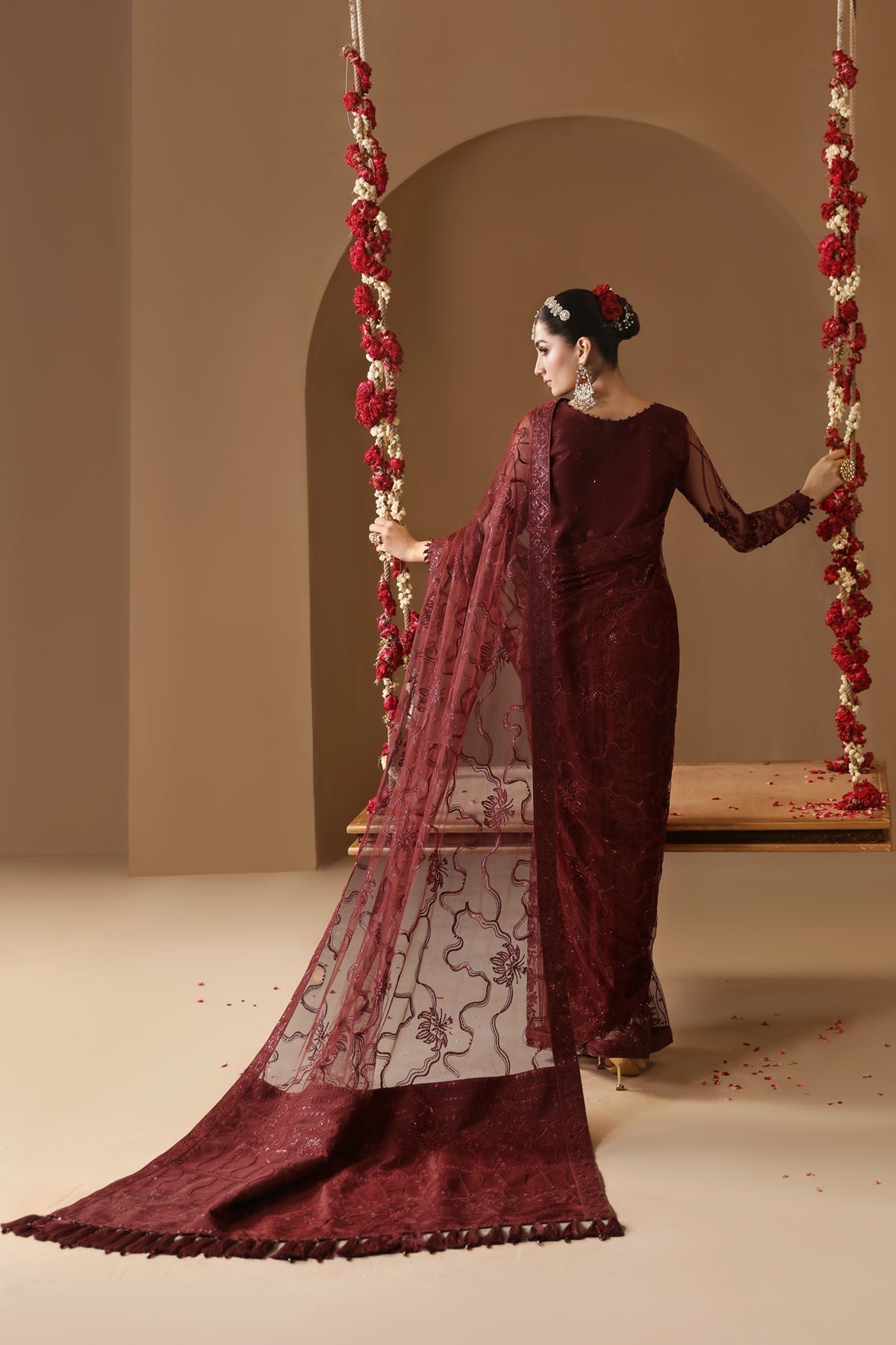 Alizeh | Reena Wedding Formals | AF-HM-4022-GULAB - Pakistani Designer Dress - by Alizeh | Type: Ladies Clothes - 100% Original at Saira Sultan