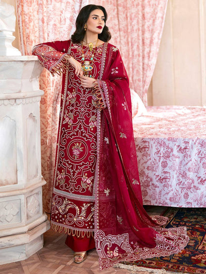Mahnur | Sophie Luxury Lawn 25 | Ginny - Pakistani Designer Dress - by Mahnur | Type: Ladies Clothes - 100% Original at Saira Sultan