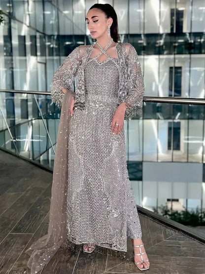 Epoque | Ciel Luxury Couture | GLAMESTONE - Pakistani Designer Dress - by Epoque | Type: Formal - 100% Original at Saira Sultan