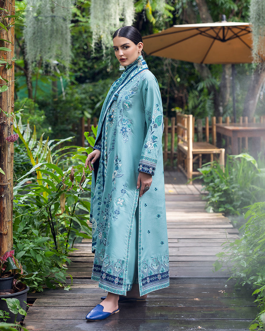 Mushq | Hemline Karandi | Glided Hour by Mushq - Designer Dress - Type : Ladies Clothes - Available at Saira Sultan - 100% Original 