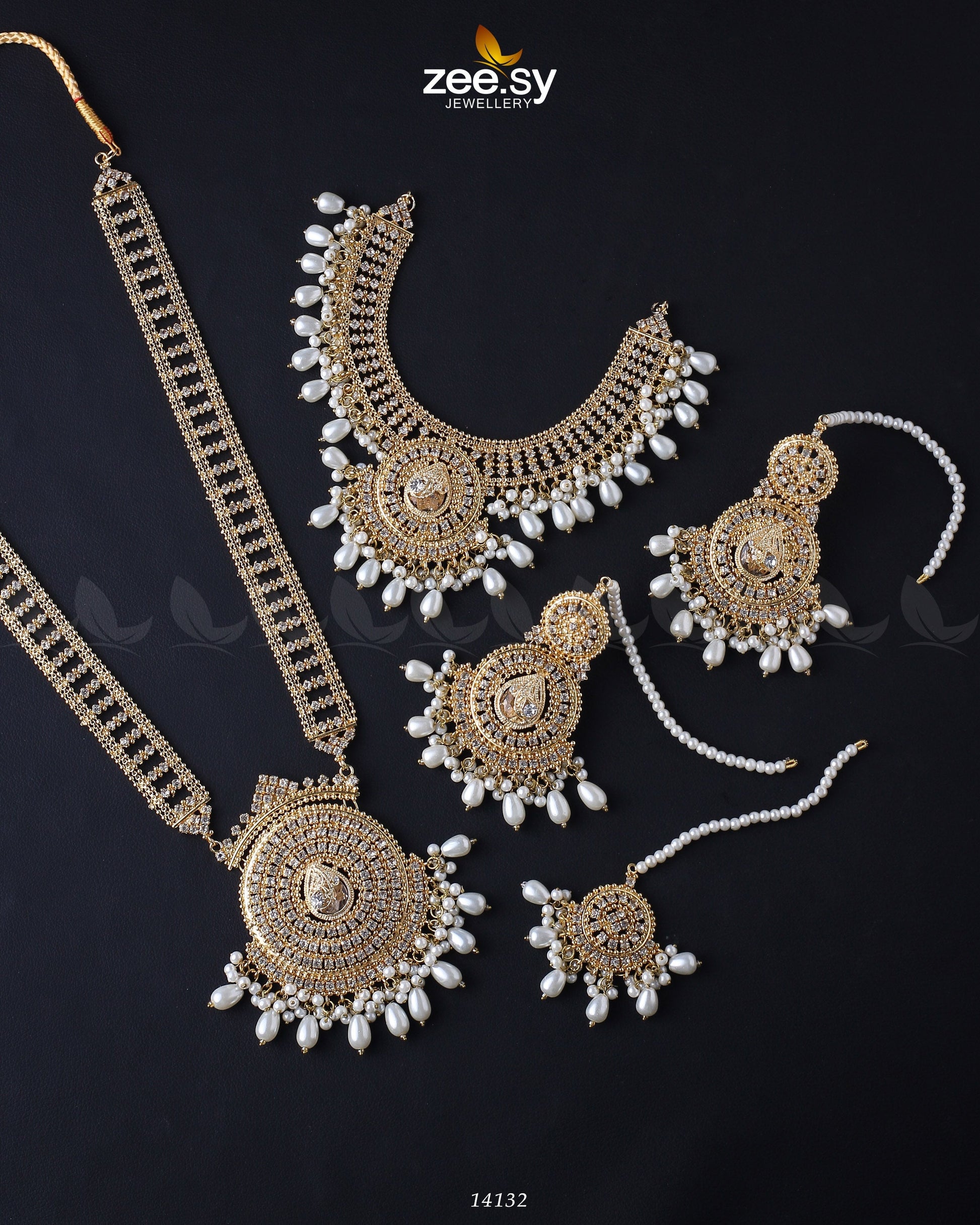 Sofia's Bridal Set Golden Pearl