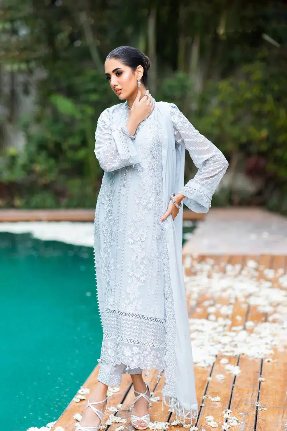 Azure | Embroidered Formals | Granite Grace - Pakistani Designer Dress - by Azure | Type: Formal - 100% Original at Saira Sultan