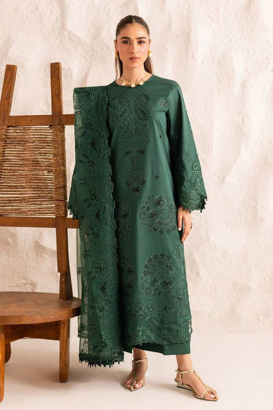 Marjjan | Guzel Lawn | SMC 206-B (Green) - Pakistani Designer Dress - by Marjjan - Type : Ladies Clothes - 100% Original at Saira Sultan