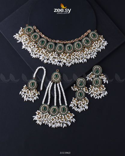 Priyanka Bridal Sets Golden Green