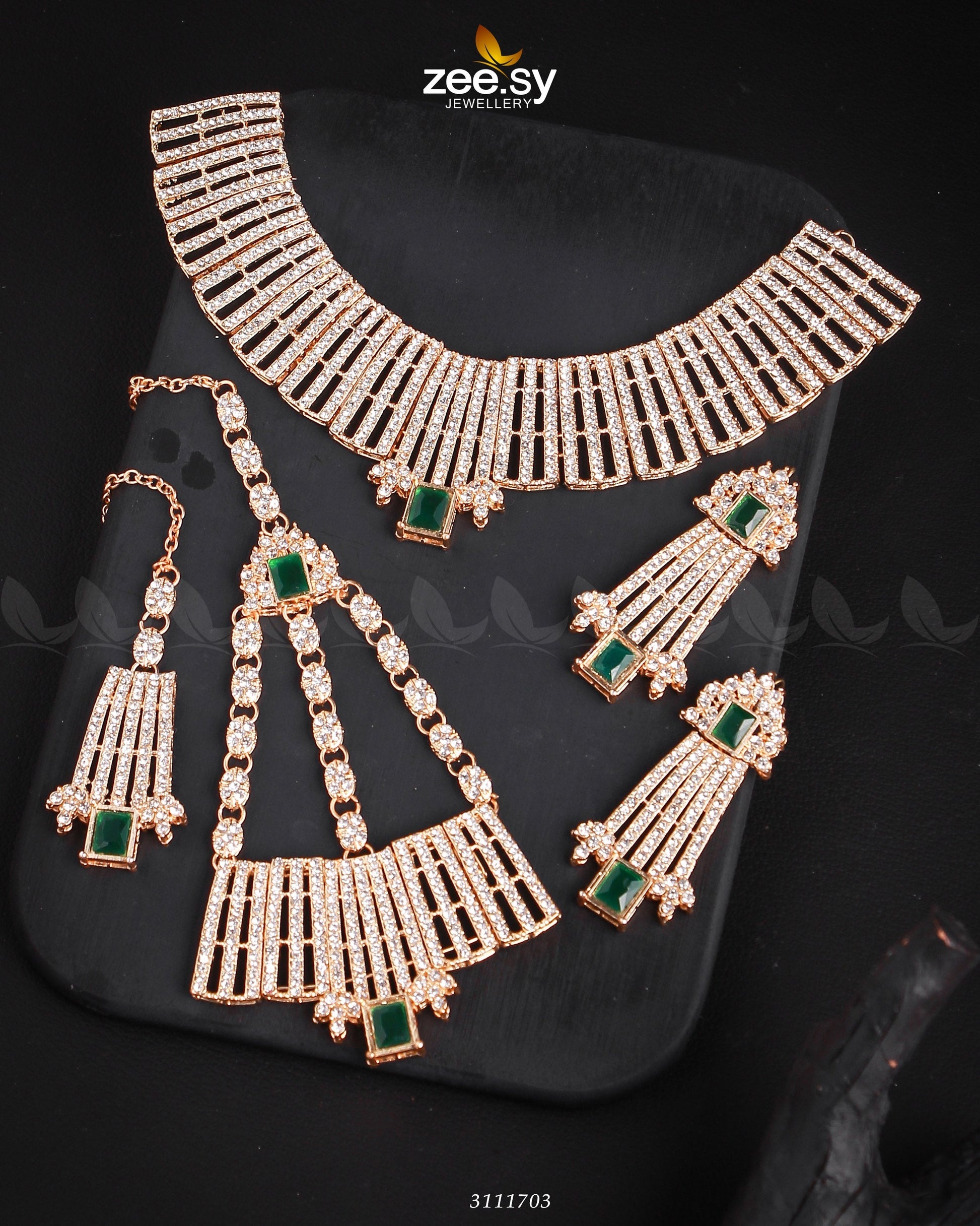 Bismah Maroof Bridal Sets Golden Green