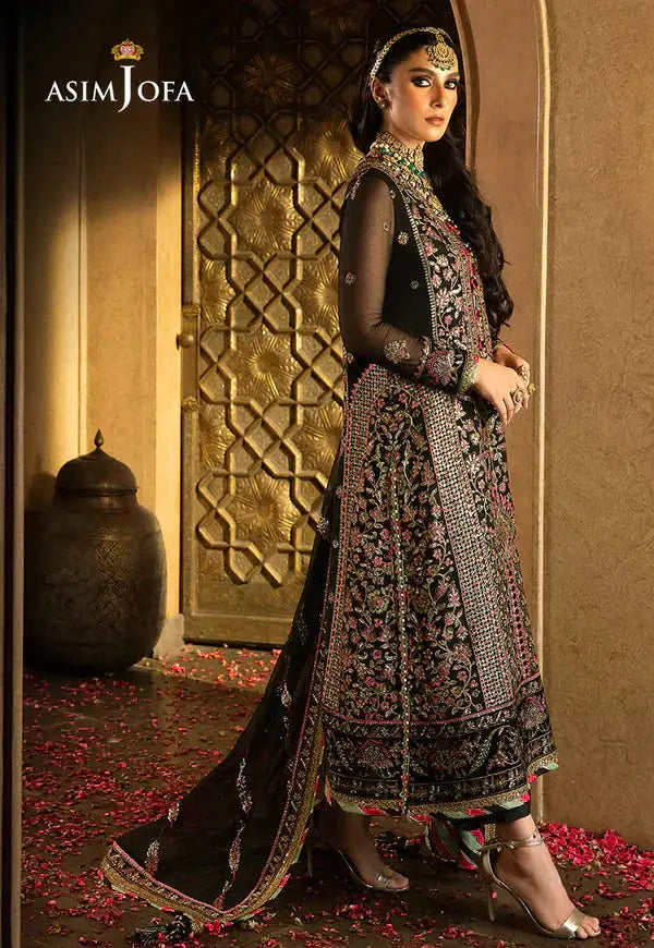 Asim Jofa | Velvet Festive 23 | AJVF-01 - Pakistani Designer Dress - by Asim Jofa | Type: Formal - 100% Original at Saira Sultan
