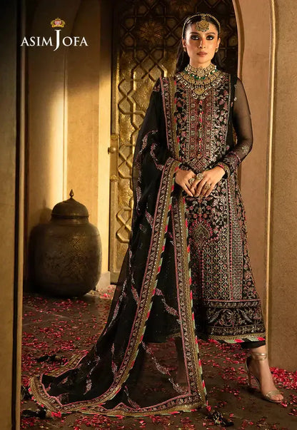 Asim Jofa | Velvet Festive 23 | AJVF-01 - Pakistani Designer Dress - by Asim Jofa | Type: Formal - 100% Original at Saira Sultan