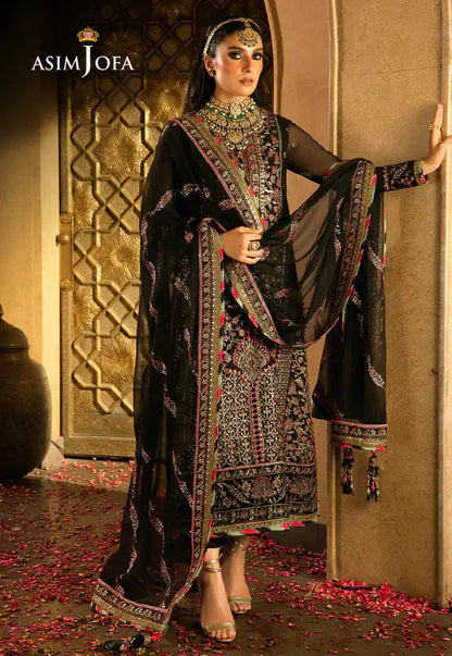 Asim Jofa | Velvet Festive 23 | AJVF-01 - Pakistani Designer Dress - by Asim Jofa | Type: Formal - 100% Original at Saira Sultan