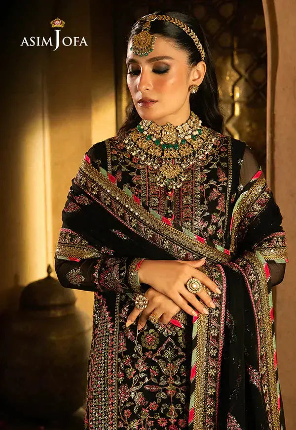 Asim Jofa | Velvet Festive 23 | AJVF-01 - Pakistani Designer Dress - by Asim Jofa | Type: Formal - 100% Original at Saira Sultan