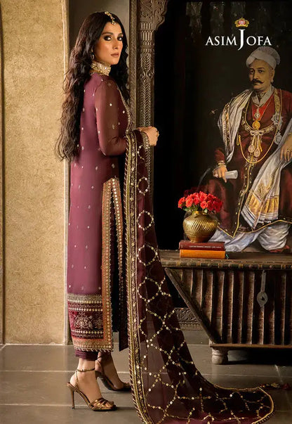 Asim Jofa | Velvet Festive 23 | AJVF-12 - Pakistani Designer Dress - by Asim Jofa | Type: Formal - 100% Original at Saira Sultan