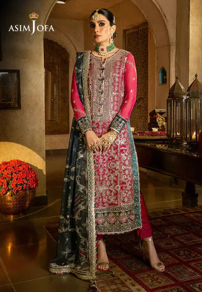 Asim Jofa | Velvet Festive 23 | AJVF-06 - Pakistani Designer Dress - by Asim Jofa | Type: Formal - 100% Original at Saira Sultan