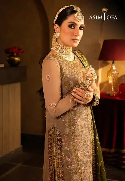 Asim Jofa | Velvet Festive 23 | AJVF-05 - Pakistani Designer Dress - by Asim Jofa | Type: Formal - 100% Original at Saira Sultan