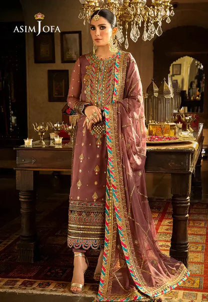 Asim Jofa | Velvet Festive 23 | AJVF-02 - Pakistani Designer Dress - by Asim Jofa | Type: Formal - 100% Original at Saira Sultan