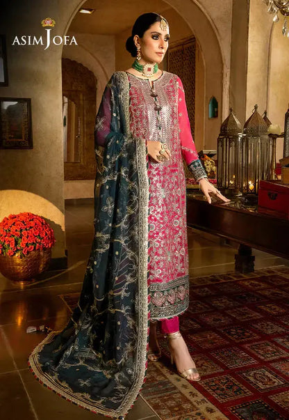 Asim Jofa | Velvet Festive 23 | AJVF-06 - Pakistani Designer Dress - by Asim Jofa | Type: Formal - 100% Original at Saira Sultan