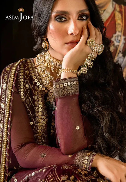 Asim Jofa | Velvet Festive 23 | AJVF-12 - Pakistani Designer Dress - by Asim Jofa | Type: Formal - 100% Original at Saira Sultan