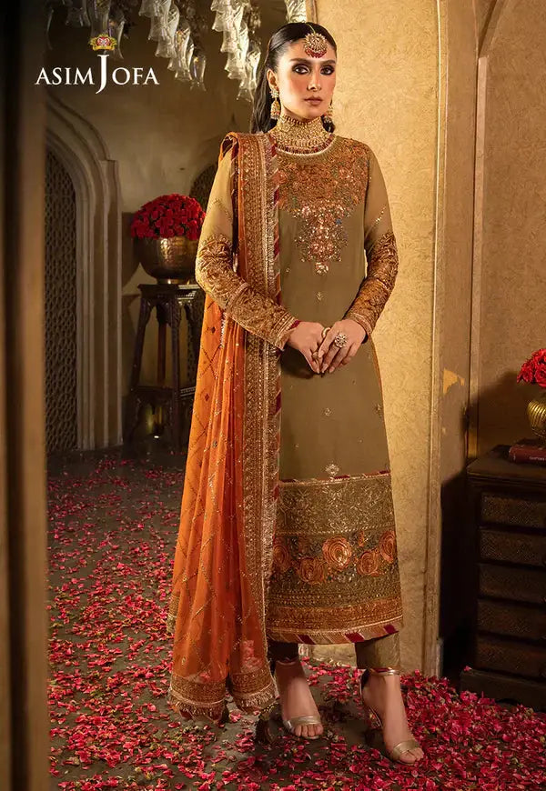 Asim Jofa | Velvet Festive 23 | AJVF-08 - Pakistani Designer Dress - by Asim Jofa | Type: Formal - 100% Original at Saira Sultan