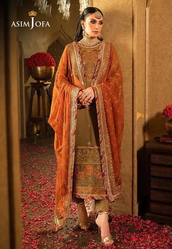 Asim Jofa | Velvet Festive 23 | AJVF-08 - Pakistani Designer Dress - by Asim Jofa | Type: Formal - 100% Original at Saira Sultan