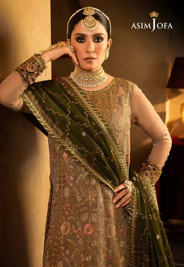 Asim Jofa | Velvet Festive 23 | AJVF-05 - Pakistani Designer Dress - by Asim Jofa | Type: Formal - 100% Original at Saira Sultan