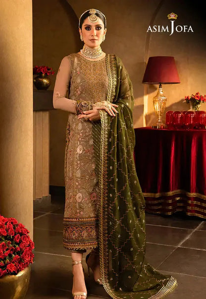 Asim Jofa | Velvet Festive 23 | AJVF-05 - Pakistani Designer Dress - by Asim Jofa | Type: Formal - 100% Original at Saira Sultan