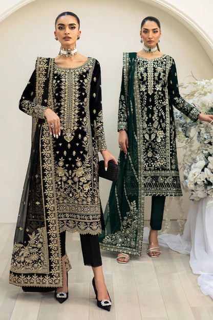 Gulaal | Celeste Velvet 24 | Eden - Pakistani Designer Dress - by Gulaal | Type: Ladies Clothes - 100% Original at Saira Sultan